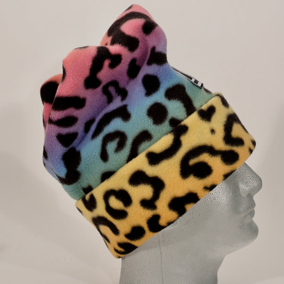 Multicolor Casual Women\'s Thick Warm Leopard Hat Now dropping: the HOOOYI Faux Fur Colorful Leopard Print  main image 3