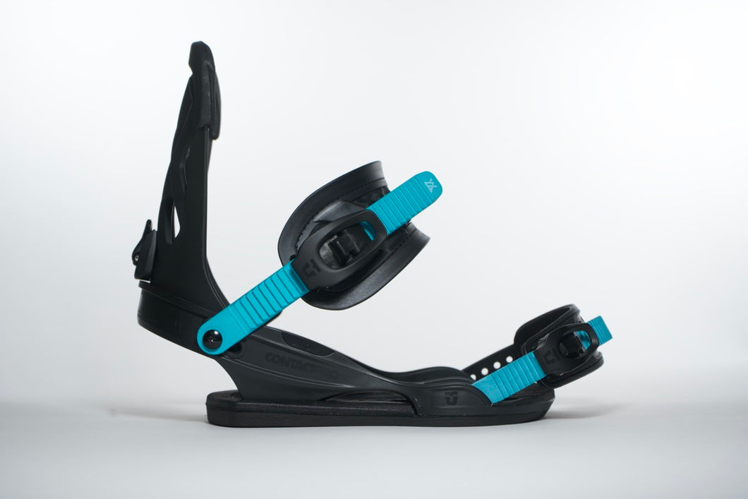 Snowboard Binding Toe Tongue Ladder Straps Black Plastic 7.6 inch